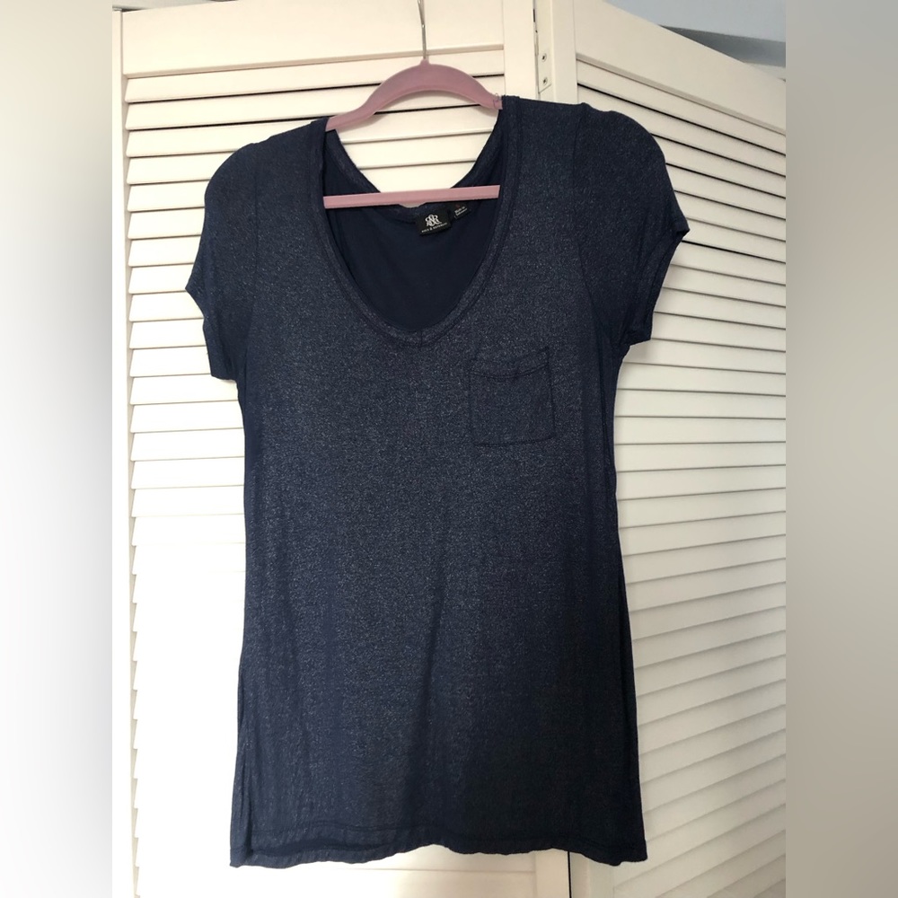 Blue sparkly t-shirt